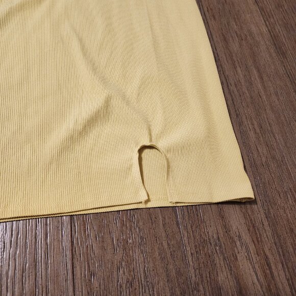 Urban social Ribbed Mini Dress NWT Green XL - Picture 4 of 9